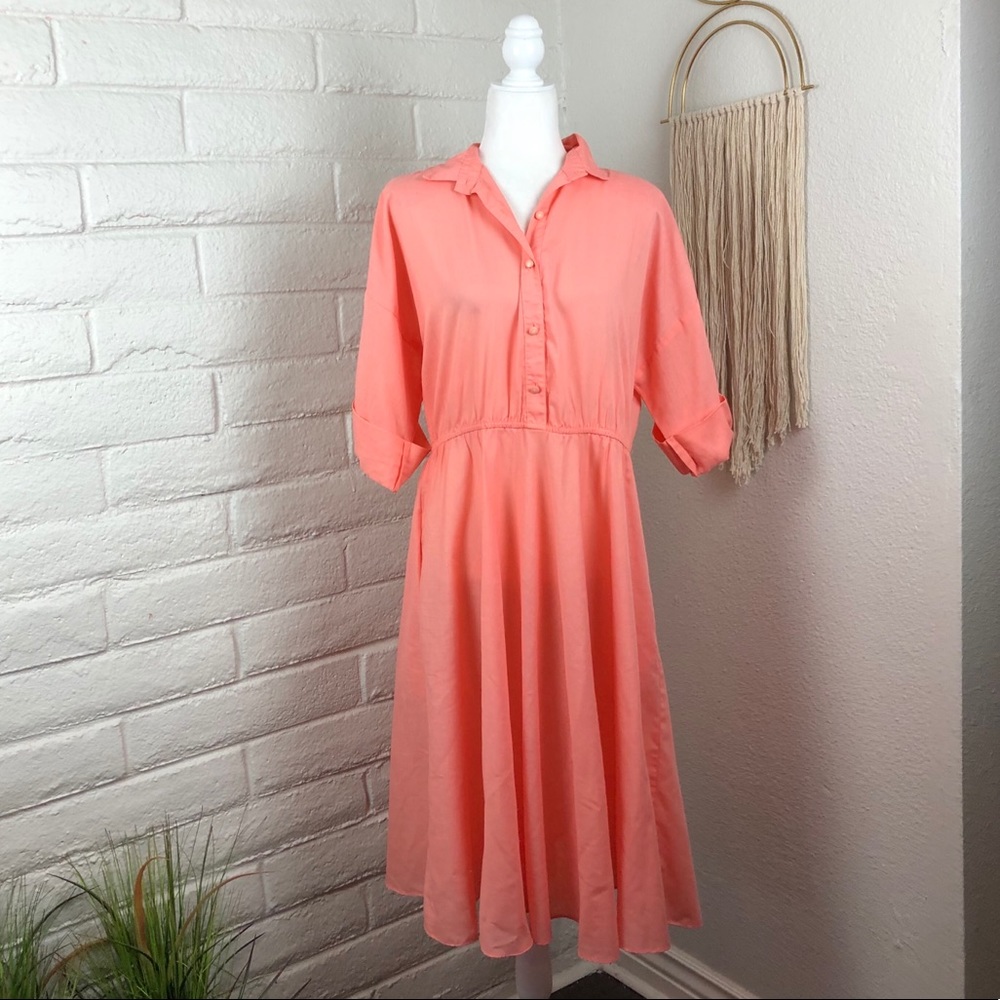 ❌SOLD❌🌹Vintage 80’s The American Shirtdress🌹 - Picture 6 of 7